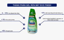 Thanh phan Gel rua bat FINISH Power Eco 0 chai 900ml