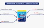 Viên rửa bát FINISH Power All In 1 Max túi 110 / 100 / 56 / 50 viên - Ảnh 7