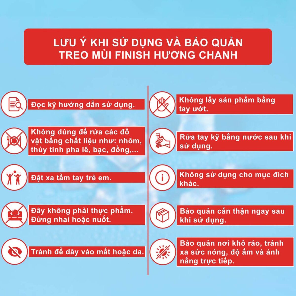 Tinh dầu treo khử mùi máy rửa bát FINISH - Ảnh 3