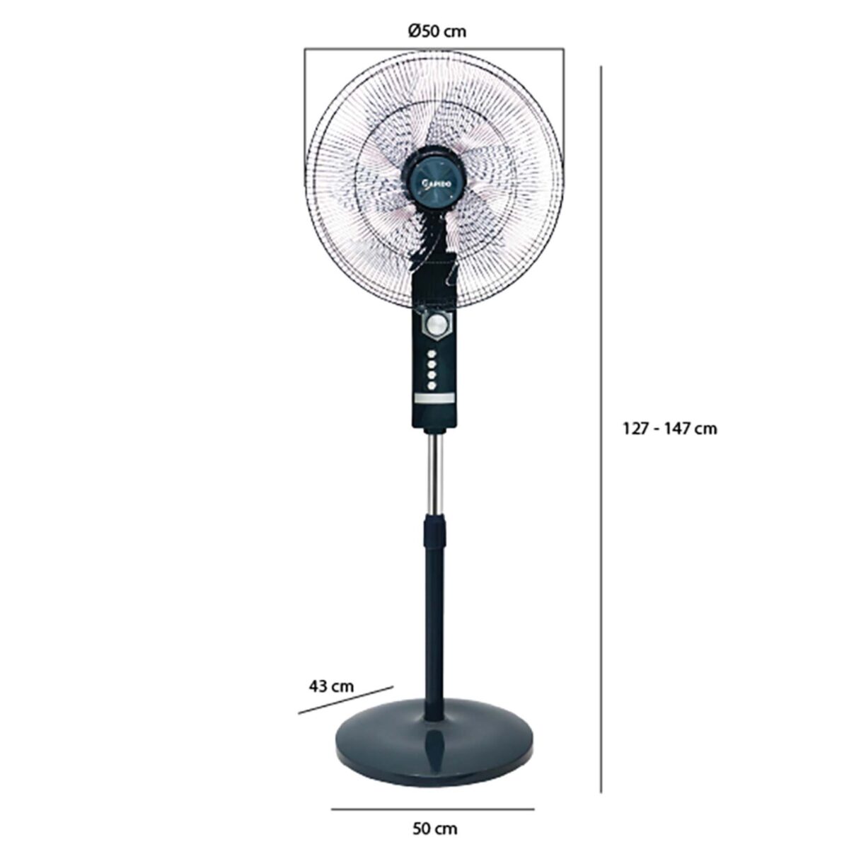 Quạt cây RAPIDO RWF-20AHM xanh - Ảnh 4