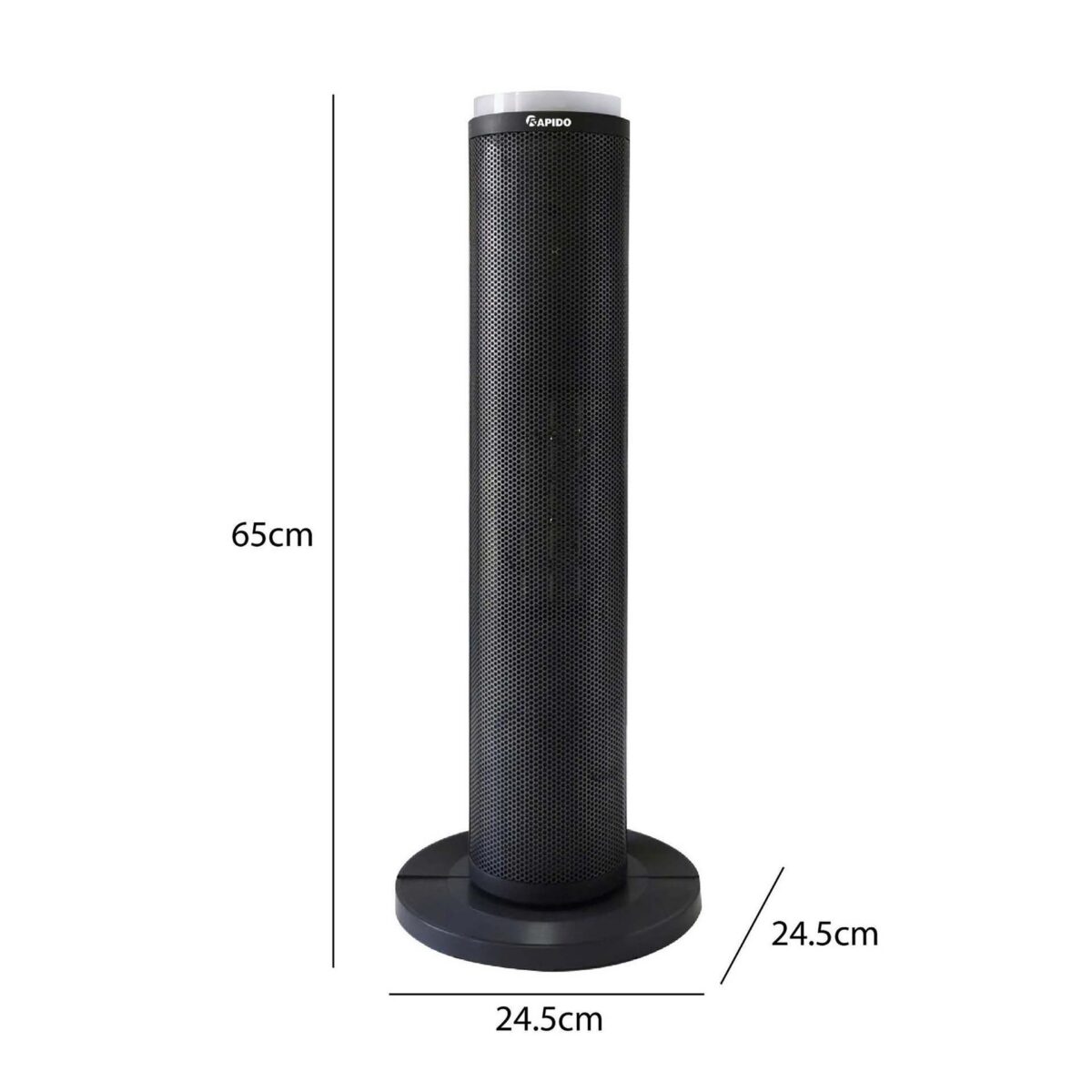 Máy sưởi gốm Rapido RCH-2000SDB đặt sàn - Ảnh 2