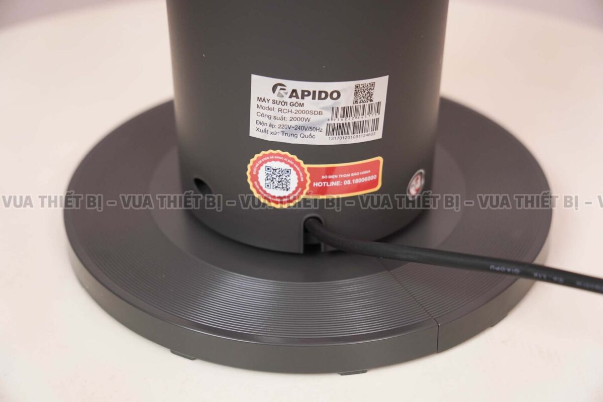Máy sưởi gốm Rapido RCH-2000SDB đặt sàn - Ảnh 15