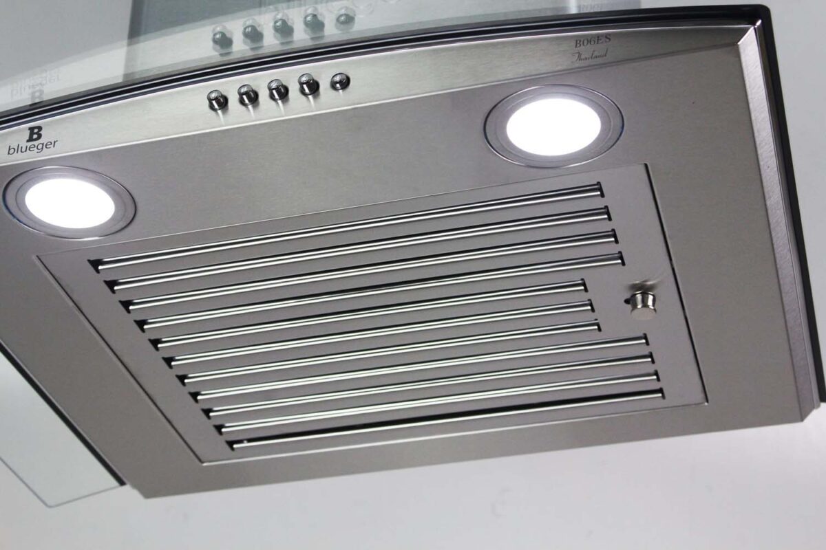 Máy hút mùi BLUEGER B06ES 60cm kính cong - Ảnh 4