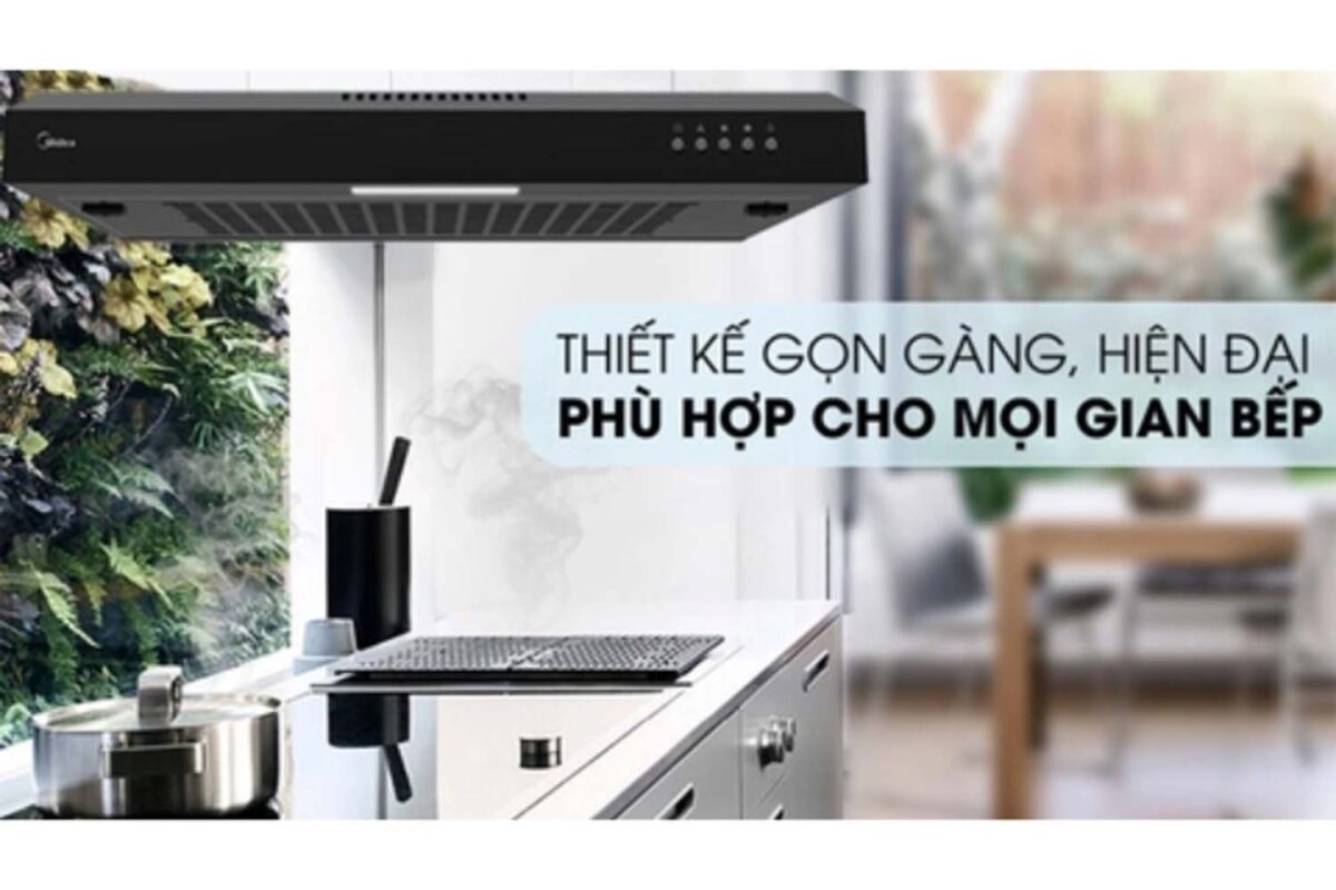 Máy hút mùi MIDEA MH60F17EM21BB-VN 60cm cổ điển - Ảnh 5