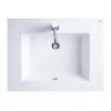 Bản vẽ kĩ thuật chậu lavabo CAESAR LF5030 đặt bàn