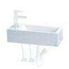 Chậu lavabo đặt bàn CAESAR LF5239L treo tường