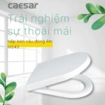Nắp bồn cầu CAESAR M244 rơi êm - Ảnh 2