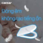 Nắp bồn cầu CAESAR M244 rơi êm - Ảnh 5
