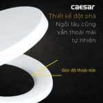 Nắp bồn cầu CAESAR M244 rơi êm - Ảnh 4