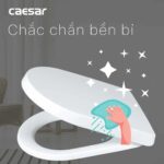 Nắp bồn cầu CAESAR M244 rơi êm - Ảnh 3
