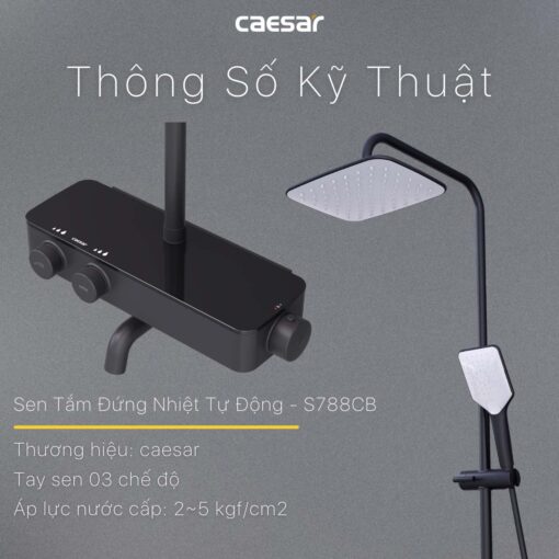 Tinh nang Voi sen cay Caesar S788CB nhiet do 11