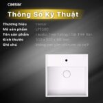 Chậu lavabo đặt bàn CAESAR LF5380 - Ảnh 2