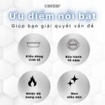 Chậu lavabo đặt bàn CAESAR LF5376 - Ảnh 9