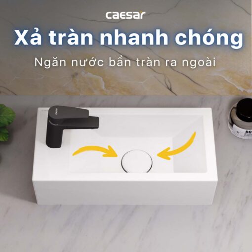 tinh nang Chau lavabo dat ban CAESAR LF5239L treo tuong 8