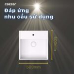 Chậu lavabo đặt bàn CAESAR LF5380 - Ảnh 13