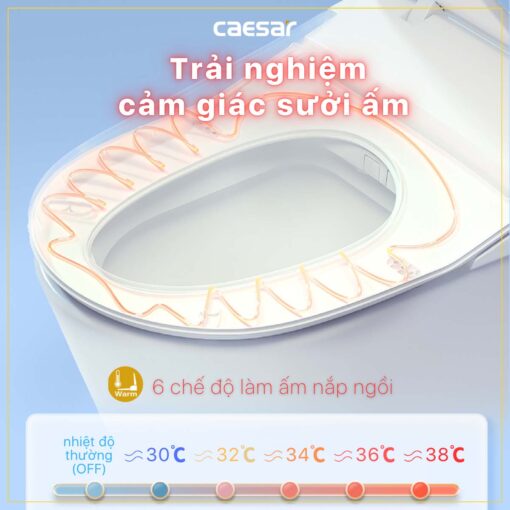 tinh nang Nap bon cau thong minh CAESAR TAF710H 15