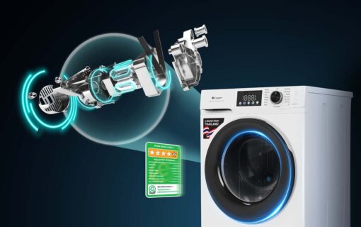 BLDC May giat Casper WF D8VWR1 8 Kg long ngang inverter