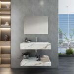 Bộ bàn đá lavabo VIGLACERA PHL-9S01P 2 tầng - Ảnh 6