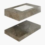 Bộ bàn đá lavabo VIGLACERA US10-9GP03 2 tầng