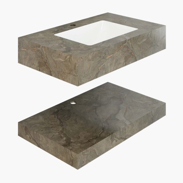 Bộ bàn đá lavabo VIGLACERA US10-9GP03 2 tầng