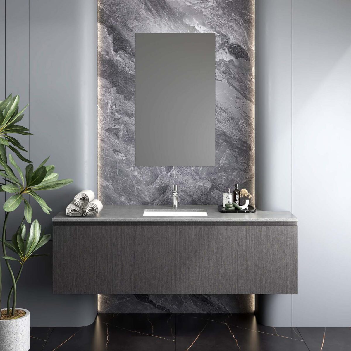 Chậu lavabo âm bàn VIGLACERA TS1 - Ảnh 3