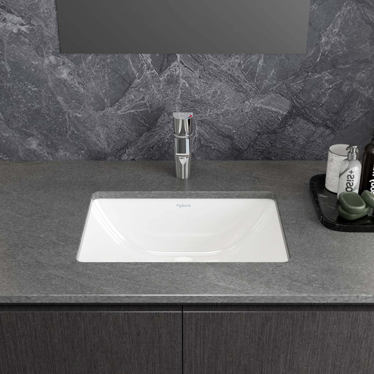 Chậu lavabo âm bàn VIGLACERA TS1 - Ảnh 4