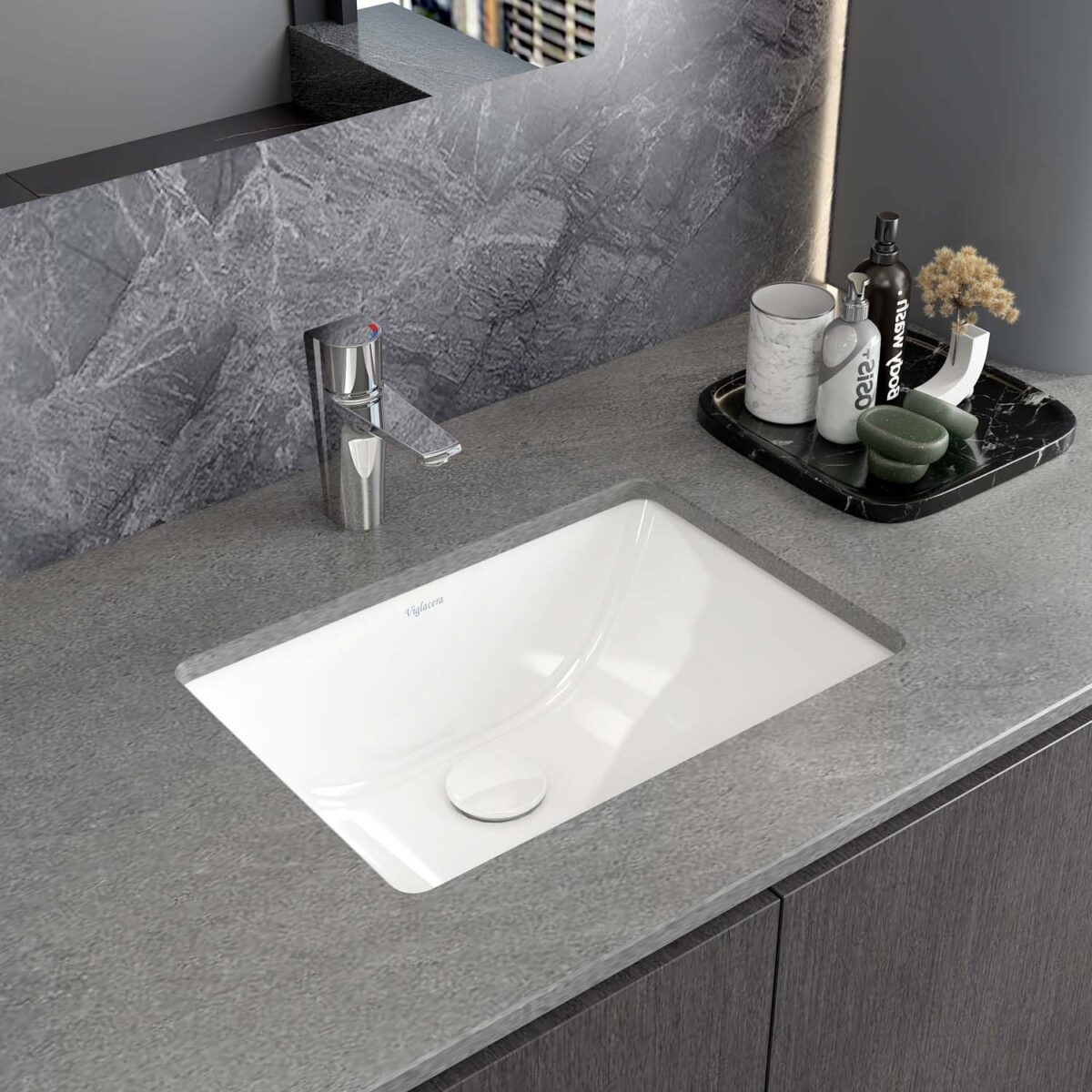 Chậu lavabo âm bàn VIGLACERA TS1 - Ảnh 5