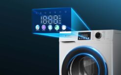 Man LED May giat Casper WF D8VWR1 8 Kg long ngang inverter