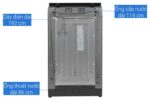 Máy giặt Sharp ES-W12SV-GY 12kg - Ảnh 11