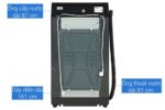 Máy giặt Toshiba AW-M901BV(WK) 8kg - Ảnh 11