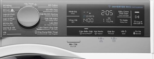 May giat Electrolux EWF1142BEWA 11Kg long ngang inverter 3