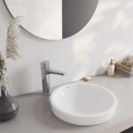 Vòi lavabo VIGLACERA VG136.1 cổ cao nóng lạnh - Ảnh 3