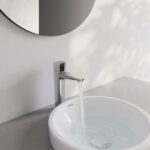 Vòi lavabo VIGLACERA VG136.1 cổ cao nóng lạnh - Ảnh 6