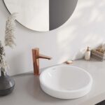 Vòi lavabo VIGLACERA VG136.1 cổ cao nóng lạnh - Ảnh 8