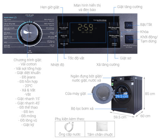 casper inverter 125 kg wf 95i140bgb n 1