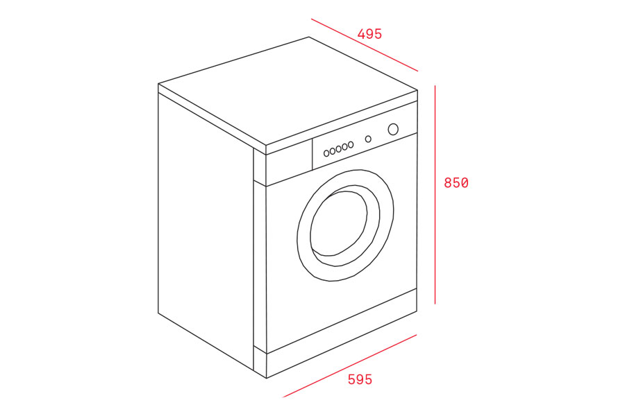 Máy giặt Teka TK4 1270 White