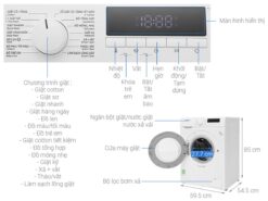thong so ky thuat May Giat Samsung WW90T3040WWSV Inverter 9Kg