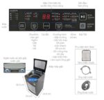 Máy giặt Sharp ES-W10SV-GY 10kg - Ảnh 3
