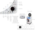 Máy giặt Sharp ES-W82GV-H 8.2kg - Ảnh 3