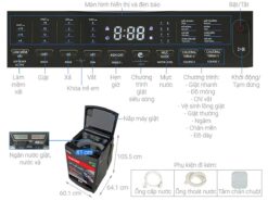 thong so ky thuat May Giat Toshiba AW DUM1300KV MG Inverter 12Kg