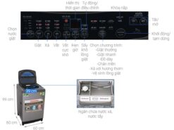 thong so ky thuat May Giat Toshiba AW H1000GV SB 9 Kg