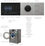 Máy giặt Casper WF-95VG5 9.5kg inverter - Ảnh 2