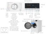 Máy giặt LG FV1412S4W 12kg inverter - Ảnh 3