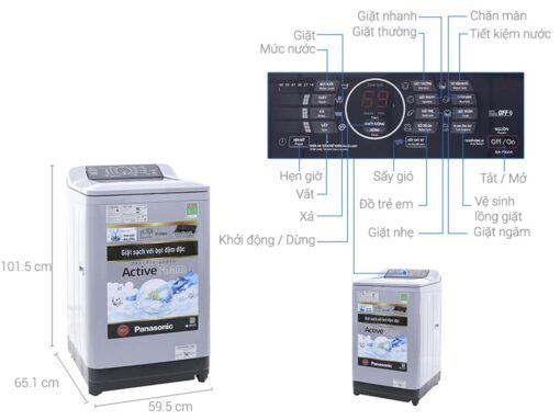 thong so ky thuat May giat Panasonic NA F85A4GRV 8.5 Kg long dung inverter