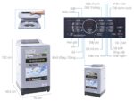 Máy giặt Panasonic NA-F90A4GRV 9kg inverter - Ảnh 3