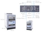 Máy giặt Panasonic NA-F90A4HRV 9kg inverter - Ảnh 2