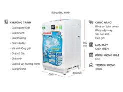 thong so ky thuat May giat Toshiba AW DC1000CV 9 kg