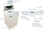 Máy giặt Toshiba AW-DE1100GV (WS) Inverter 10kg - Ảnh 3