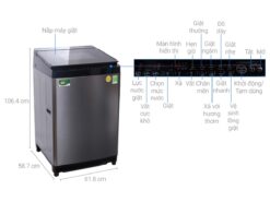 thong so ky thuat May giat Toshiba AW DG1600WV SK Inverter 15 kg