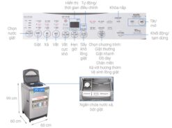 thong so ky thuat May giat Toshiba AW H1100GV SM 10 kg